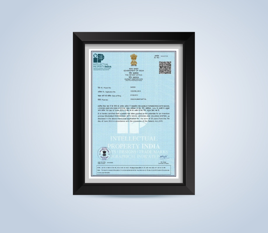 Patent Certificate
